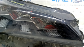 Фара передняя правая в сборе Lexus NX200t NX300h 15-17 LED, три линзы, потертости, царапины