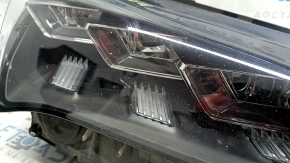 Фара передняя правая в сборе Lexus NX200t NX300h 15-17 LED, три линзы, потертости, царапины