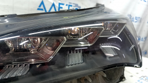 Фара передняя левая в сборе Lexus NX200t NX300h 15-17 LED, три линзы, потертости, царапины