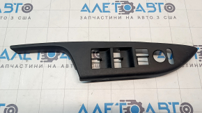 Накладка управления стеклоподъемником передним левым Honda Accord 13-17 структура, потерта, сломаны крепления