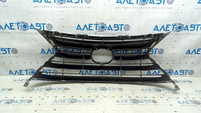 Решетка радиатора grill Lexus NX200t NX300h 15-17 Base, с молдингом, песок