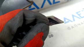 Ornamente portbagaj Lexus NX200t NX300h 15-17 cu emblemă și mulaj cromat, zgârieturi, element de fixare rupt