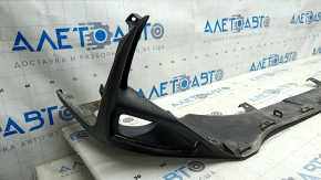 Губа переднего бампера Lexus NX200t NX300h 15-17 base, структура, потертости
