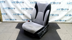 Scaun șofer pentru Toyota Prius 50 19-22 fără airbag, material textil, negru și gri, mecanic, fără tetieră, curățabil chimic
