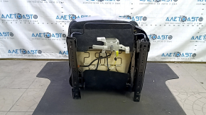 Водительское сидение Toyota Prius 50 19-22 без airbag, ткань, черно-серое, механическое, без подголовника, под химчистку
