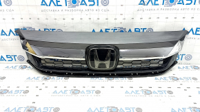 Решетка радиатора grill Honda Clarity 18-21 usa в сборе, под дистроник, тычки, песок
