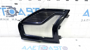 Grilă bară față stângă pentru Ford Fusion mk5 19-20 cu proiectoare de ceață LED, lucioasă, nisip