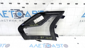 Решетка переднего бампера правая Ford Fusion mk5 19-20 под LED ПТФ, глянец, песок