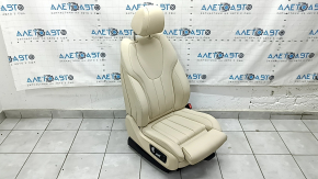 Пассажирское сидение BMW X5 G05 19-23 с airbag, электрическое, подогрев, Sport, кожа Canberra-Beige, под чистку