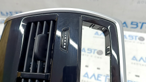 Priză de aer consolă centrală BMW X5 G05 19-24 cu ornament, negru lucios, control pe 4 zone, zgârieturi