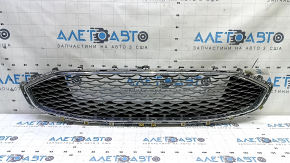 Решетка радиатора grill в сборе с обрамлением Ford Fusion mk5 19-20 хром, titanium, песок, обломан болт
