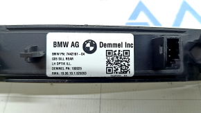 Вставка накладки порога задняя левая BMW X5 G05 19-23 хром BMW, с подсветкой, царапины