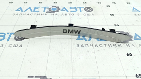 Вставка накладки порога задняя правая BMW X5 G05 19-23 хром BMW, с подсветкой, царапины