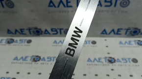 Prag ușă stânga față pentru BMW X5 G05 19-23 cromat, cu iluminare din spate, zgârieturi, crom decojit