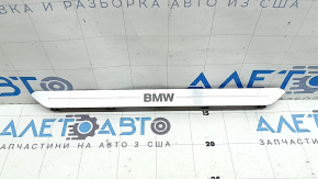 Вставка накладки порога передняя правая BMW X5 G05 19-23 хром BMW, с подсветкой, царапины