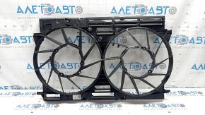Диффузор кожух радиатора голый Audi Q8 19-26 3.0T MHEV под 2 вентилятора 1200W