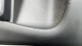 Обшивка двери карточка задняя правая BMW X5 G05 19-23 кожа schwarz/Canberra-Beige без шторки, вставка под дерево Fineline Stripe, подлокотник кожа бежевая, с ручкой и накладками, с подсветкой, царапин