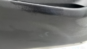 Обшивка двери карточка передняя левая BMW X5 G05 19-23 кожа schwarz/Canberra-Beige, вставка под дерево Fineline Stripe, подлокотник кожа бежевая, с ручкой и накладками, с подсветкой, пятна, царапины