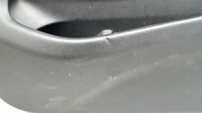 Ornamente ușă, față dreapta, BMW X5 G05 19-23, piele neagră/Canberra-bej, inserție din lemn Fineline Stripe, cotieră din piele bej, cu mâner și suprapuneri, cu iluminare din spate, îndoită, zgârieturi