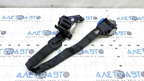 Centură de siguranță spate dreapta, cu cartuș piropac, Ford Fusion mk5 15-20, neagră, ruptă