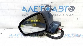Зеркало боковое левое в сборе Ford Fusion mk5 13-20 14 пинов, BSM, автозатемн, поворотник,подогрев, подсветка, синее