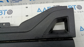 Накладка проема багажника BMW X5 G05 19-26 черная, царапины, пятна
