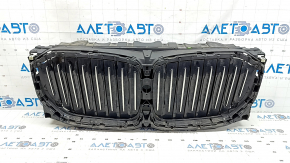 Жалюзи дефлектор радиатора верхний в сборе BMW X5 G05 19-23 3.0T с моторчиком, X-LINE