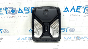 Lampă față pentru faruri panoramice BMW X5 G05 19-22, neagră, cu ornamente