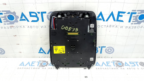 Плафон освещения передний BMW X5 G05 19-22 под панораму, черный, с накладкой