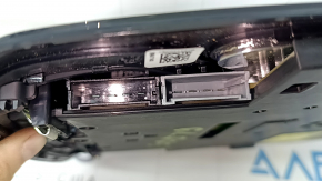Плафон освещения передний BMW X5 G05 19-22 под панораму, черный, с накладкой