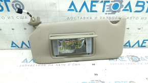 Козырек левый Honda Accord 13-17 бежевый, без крючка, под чистку