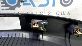 Ornamente deschidere portbagaj Ford Fusion mk5 17-20, negre, zgârieturi, ghidaj rupt