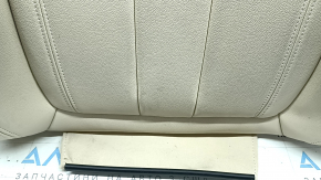 Обшивка спинки водительского сидения BMW X5 G05 19-22 кожа Canberra-Beige, с подогревом, замята, под чистку