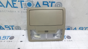 Плафон освещения передний Toyota Camry v50 12-14 usa без люка беж, в клее