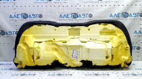 Rândul de scaune din spate, partea inferioară, Ford Fusion mk5 17-20, piele neagră, perforată, Titan, necesită curățare, zgârieturi