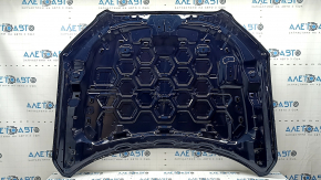 Капот голый Lincoln MKZ 17-20 алюминий, синий N1, тычки