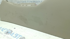 Накладка центральной консоли боковая левая Honda Accord 13-17 бежевая, под чистку, царапины