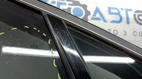 Дверь в сборе передняя правая Lincoln MKZ 13-20 keyless, синий N1, без ручки, заглушки, накладки, рамки, переднего уплотнителя, тычка, царапины на стекле и молдинге, вмятины на молдинге