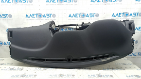 Торпедо передняя панель с AIRBAG Honda Accord 13-17 черная, с накладкой, царапины