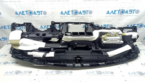 Торпедо передняя панель с AIRBAG Honda Accord 13-17 черная, с накладкой, царапины