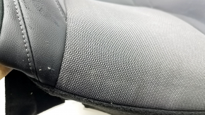 Husă spătar scaun șofer pentru Honda Clarity 18-21 USA, combinație material textil gri + piele neagră, încălzită, șifonată, necesită curățare