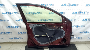 Дверь в сборе передняя левая Honda Accord 13-17 keyless, красный R-543P, царапины, потертости, тычки
