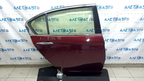 Ansamblu ușă spate dreapta Honda Accord 13-17 roșu R-543P, zgârieturi, crestături