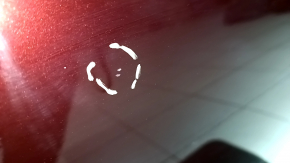Дверь в сборе передняя правая Honda Accord 13-17 keyless, красный R-543P, царапины, тычки