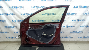 Дверь в сборе передняя правая Honda Accord 13-17 keyless, красный R-543P, царапины, тычки