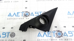 Capac oglindă interioară dreapta neagră pentru Honda Accord 13-17, sub tweeter, bara de protecție