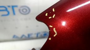 Aripă stângă față Honda Accord 13-17 roșie R-543P, lovituri, zgârieturi