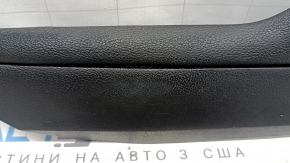 Ornamente console centrale stânga pentru Lincoln MKZ 17-20, piele neagră, pete