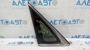 Geam spate stânga, geam orb, Lexus NX200t NX300 NX300h 15-21 cromat, zgârieturi pe crom