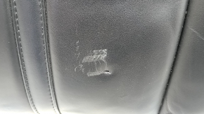 Spătar banchetă stânga spate pentru Lincoln MKZ 17-20, piele neagră, cu centură de siguranță și cotieră, încălzit, rupt, îndoit, zgâriat, necesită curățare